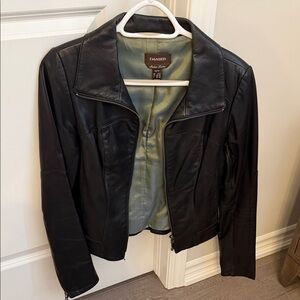 Danier Women's  Black Leather Jacket